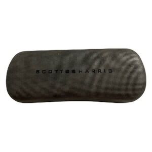 Scott Harris Clamshell Glasses Case Gray and Black